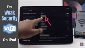 Get your 30 day trial for free now! Fix Weak Security On Wifi In Ipad Pro Air Youtube