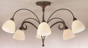 Nella famiglia, i genitori sono i più esigenti quando si tratta di trovare l'illuminazione ideale per la loro camera. 1945 Lampada Da Soffitto Classica 6 Luci Di Lam Export Avorio O Ruggine 1945 6pl Plafoniere Classiche Lam Export