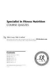 Issa international sports sciences association 7227 n 16th st suite 262 phoenix az 2021 : Issa Fitness Nutrition Certification Course Quizzes Pdf Specialist In Fitness Nutrition Course Quizzes Take It Easy Take It Online Skip The Hassle Of Course Hero