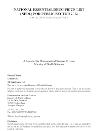 Medicines in the public sector are given to malaysian citizens at a 12 pharmaceutical association of malaysia, industry overview, 2016, (accessed 3 september 2016). Writeup Price List Pharmaceutical Drug Pharmacy