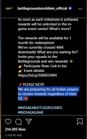 We have uploaded the bgmi ios download link along with how to download bgmi in ios. Battlegrounds Mobile India Bgmi Iphone And Ipad Launch Teased On Official Instagram Page 91mobiles Com