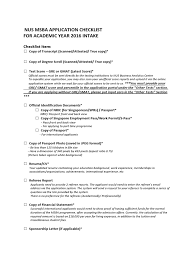 Find out how to write a cover letter in this article from howstuffworks. Nus Msba Application Checklist Pdf Graduate Record Examinations Graduate Management Admission Test