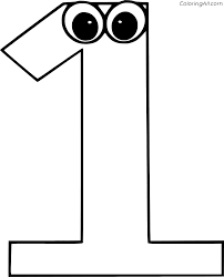 Download number coloring pages 1 and use any clip art,coloring,png graphics in your website, document or presentation. Number 1 Coloring Pages Coloringall