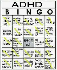 Adhd bingo is fun and easy to play for everyone! Adhd Bingo Card Adhdmeme