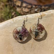 I just finished these precious butterfly earrings, a friend reminded me  recently that the butterflies and hummingbirds are