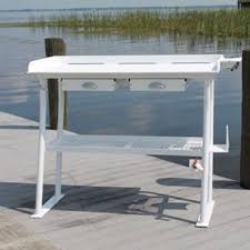 Rough Water Deluxe Fish Cleaning Station Fillet Table 50 W X 23 D X 36 H Rwfcs50 4 Fish Cleaning Station Fish Cleaning Table Cleaning Fish