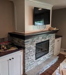 Safe electric operation eliminates the concerns that come with other fireplaces. Built In Cabinets With Electric Fireplace Novocom Top