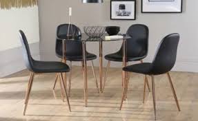 29 Ideas Kitchen Black Copper Dining Rooms Copper Dining Room Dining Table Copper Modern Dining Set Furniture