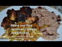 37 Jamaican Rice And Peas Jamaican Cabbage Jerk Chicken Youtube Jamaican Cabbage Jerk Chicken Jerk Chicken And Rice