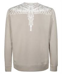 He has many titles under his belt which include being a dj marcelo burlon was at the forefront of luxury streetwear. Marcelo Burlon Cmba009e20fle003 Pictorial Wings Sweatshirt Beige