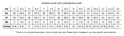 size conversion charts united apparel liquidators ual