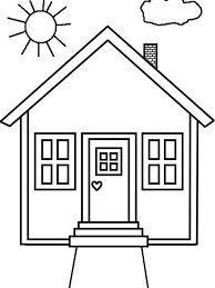 Download sketsa gambar mewarnai rumah. Gambar Mewarnai Rumah Untuk Anak Tk Sd Dan Paud