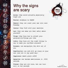 According to astrology, each zodiac sign has its own share of creepy behavioural traits and thoughts. What S The Scariest Zodiac Sign The Ranking Of The Scariest Zodiac Signs Sick Thoughts That You