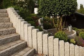 Mit Palisaden Eine Moderne Gartengestaltung Geniessen Gartengestaltung Palisaden Garten Landschaftsbau