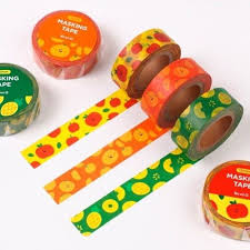 Fruits Pattern Masking Tape 15mm X 10m Masking Tape Fruit Pattern Tape