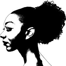 Black And White African American Clip Art African American Young Woman Face Clipart Png Clip Art Digital Image Download Art Graphics Images Printables Digi Stamp Digital Stamp Digi Stamp Woman Face Art