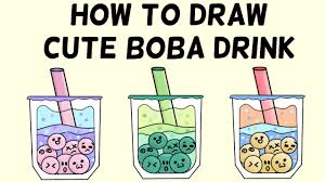 Hope you will love following along with me to learn how to draw a cute cup of boba milk easy, step by step tutorial. How To Draw Boba Drink Cute And Easy Milk Tea Youtube
