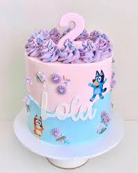 Pin By Claudilene Fonseca On Bluey Birthday Cake Kids Baby Birthday Cakes 3rd Birthday Cakes