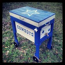 A Handmade Dallas Cowboys Cooler Box From Recycled Pallets Dallas Cowboys Decor Dallas Cowboys Room Dallas Cowboys Blanket