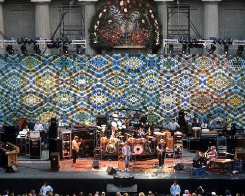 On this day in 1983, the Dead began a sold-out, three-night run at the  Berkeley Greek Theatre. The weekend was bustling, witnessing the live debut  of 'Hell in a Bucket,' a birthday