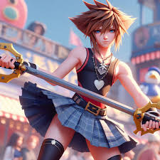 Rule 34 - Ai Generated Bing Image Creator Crossdressing Femboy Keyblade  Kingdom Hearts Magic Miniskirt Skirt Sora (kingdom Hearts) Thigh Highs  Weapon | 9137563