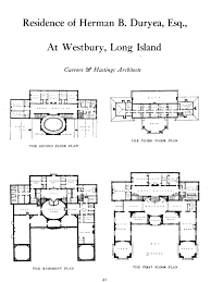 Floor Plans Of Knole A Westbury Long Island Estate By Architects Carrere Hastings Built In 1903 4 Its Desig Floor Plans Apartment Floor Plans How To Plan