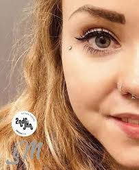 dermal anchor piercing ideen piercing haare