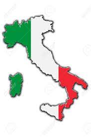The flag of italy (italian: Outline Map Of Italy Covered In Italian Flag Stock Photo Picture And Royalty Free Image Image 16056307