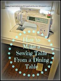 How To Make A Sewing Machine Table Great For Free Motion Quilting Diy Sewing Table Sewing Machine Table Diy Quilting Room