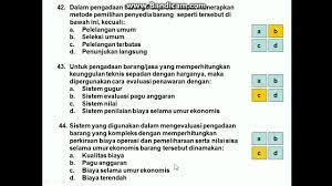 Pengadaan barang adalah pengadaan setiap benda baik berwujud maupun tidak berwujud, bergerak maupun tidak bergerak. Latihan Soal Simulasi Pengadaan Barang Dan Jasa Youtube