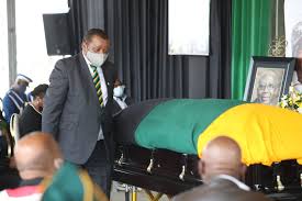 Family, friends, members of the mkmva and the anc have gathered for kebby maphatsoe's final send off. Cqooniyl L7scm