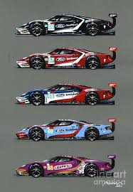When autocomplete results are available use up and down arrows to review and enter to select. 1969 2019 Ford Gt Liveries Painting By Alain Baudouin
