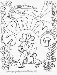 Grab these free spring coloring pages! Springtime Pictures Coloring Pages For Adults To Print Coloring Home