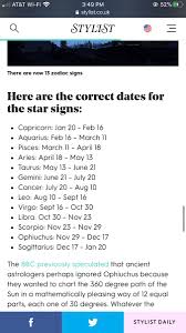 S m t w t f s yesterday today tomorrow june 21, 2021. Kylie On Twitter Nasa Added A New Zodiac Sign And These Y All S New Signs How Y All Feel