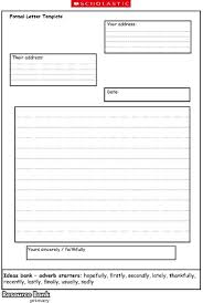The sender's address is followed by a date written in a verbal format instead of a numerical one. Formal Letter Format Ks2 Birthday Letter