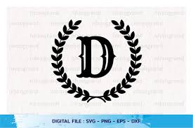 Download Monogram Alphabet D Vintage Svg Graphic By Nhongrand Creative Fabrica