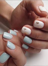 Pink neural short nails go for soft and romantic soft pink as a base nails then finished off with glitter for extra glam. 50 Cute Short Nail Designs That Are Practical For Everyday Wear