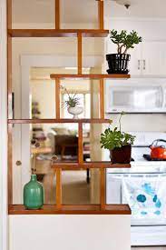 Mixez bois et carreaux de ciment et conservez une délimitation claire de votre cuisine du salon. 30 Best Smoothly Room Divider Ideas Improve Your Home Meuble De Separation Etagere Bois Separation Cuisine Salon