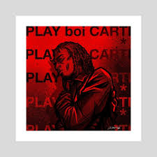 Future, kanye west & kid cudi producers: Playboi Carti Whole Lotta Red An Art Print By Yunglils Inprnt