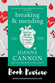 Breaking Mending By Joanna Cannon Review Powerful Memoir In 2020 Book Discussion Memoirs Book Blogger