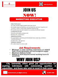 Moreover, it is forecasted that the coming years will witness a salary hike between 15 to 20 percent one of the highest paying jobs in 2019 for fresh graduates in malaysia includes human resources. City University Marketing Executive