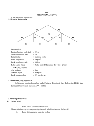 Inspiration 36 kuda kuda kayu bentang 7 meter. Contoh Perencanaan Kayu Kuda Kuda