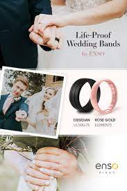 Sleek Comfortable And Durable Wedding Bands By Enso Rings Explore Our Ultralite And Elements Co Silicone Wedding Band Silicone Rings Wedding Bands Enso Rings