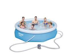 Amazon La Quiero Ya Piscina Hinchable Fast Set Con Anillo Hinchable Y Depuradora Elect Piscinas De Nivel Del Suelo Piscinas Por Encima Del Suelo Kit Piscina