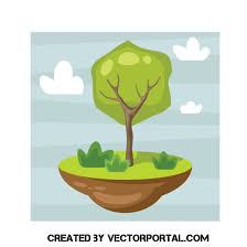 Cartoon Island Drawing Birds Eye View Cartoon Island Vector Image Cartoon Island Cartoon Cartoon Styles
