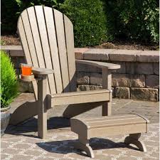Bayou Breeze Deniela Polywood Adirondack Chair With Ottoman Wayfair In 2020 Polywood Adirondack Chairs Adirondack Chair Resin Adirondack Chairs
