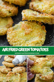 Gluten Free Air Fryer Fried Green Tomatoes Recipe In 2020 Air Fryer Recipes Easy Air Fryer Recipes Recipes