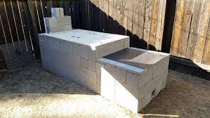 Cinder Block Cmu Offset Smoker Offset Smoker Brick Smoker Smoker Plans