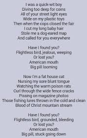 Iron Wine Flightless Bird American Mouth Love This Song Love Songs Favorite Lyrics Flightless Bird