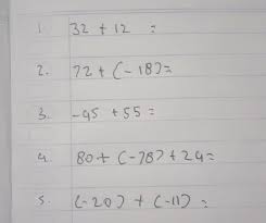 Berilah tanda silang (x) pada huruf a, b, c, atau d di depan jawaban yang paling tepat ! Pertanyaanku Soal Matematika Kelas 6 Ini Bilangan Bulat Ya Brainly Co Id